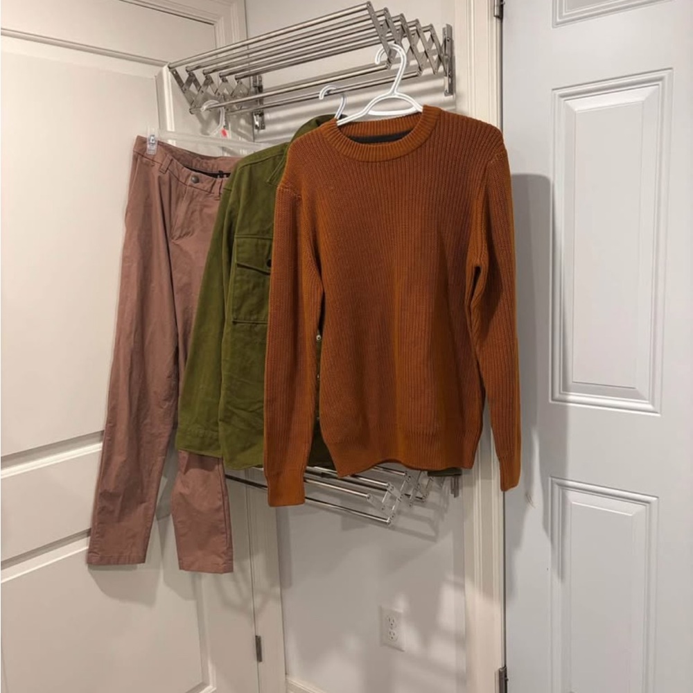 William Rast Brown Crewneck Sweater